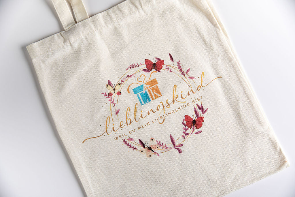 Lieblingskind-Stofftasche – Liebe zum Mitnehmen