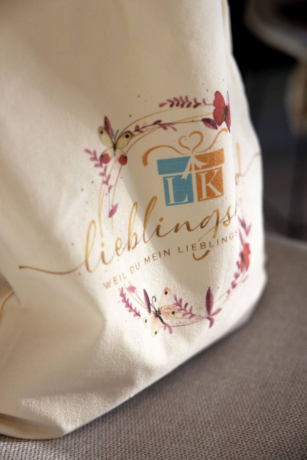 Lieblingskind-Stofftasche – Liebe zum Mitnehmen