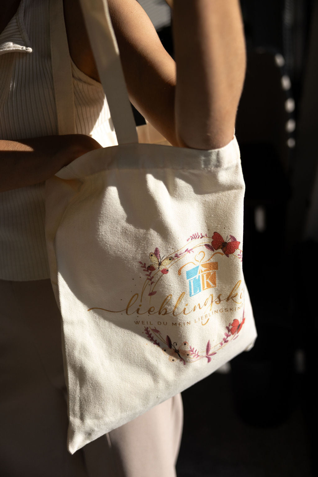 Lieblingskind-Stofftasche – Liebe zum Mitnehmen