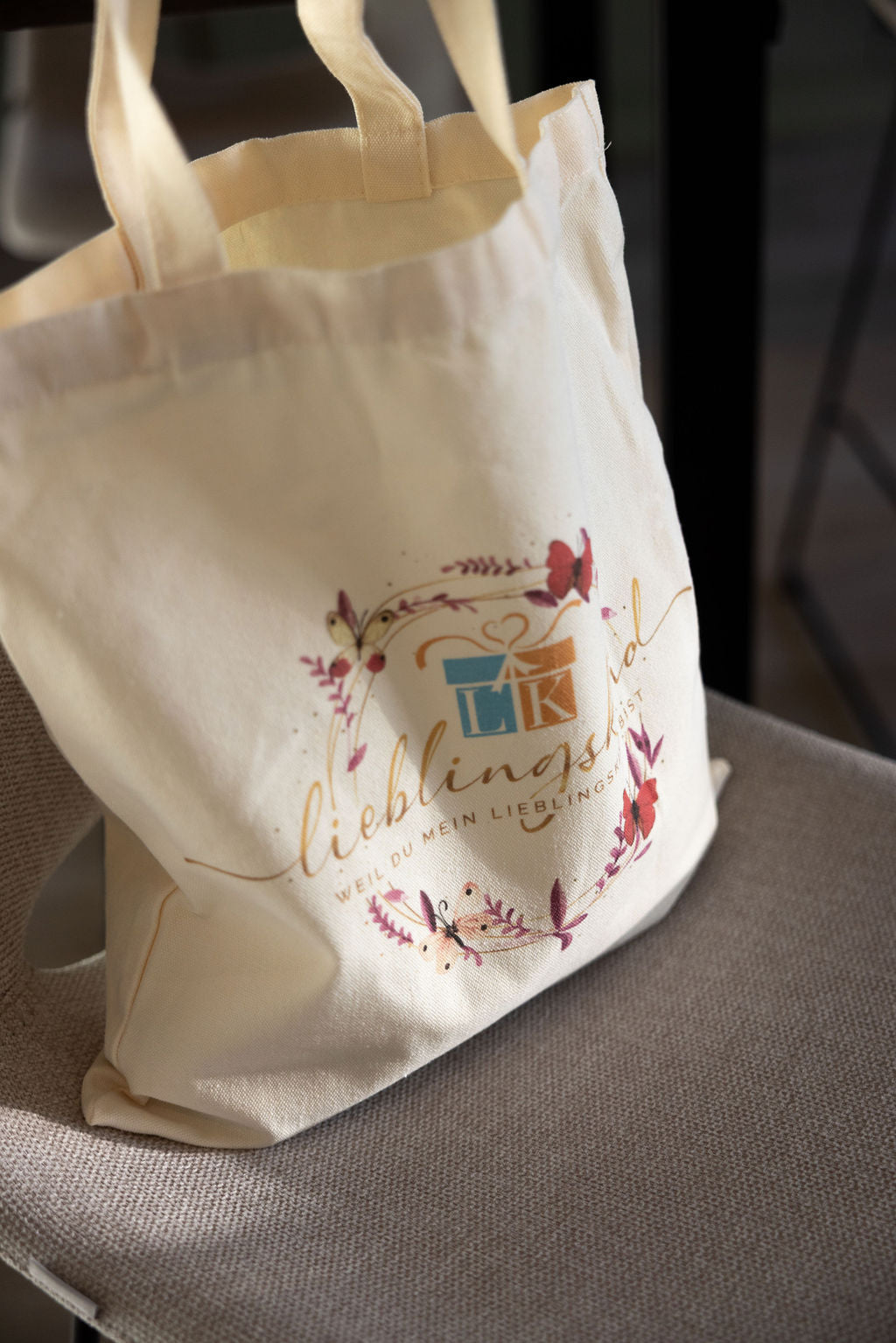 Lieblingskind-Stofftasche – Liebe zum Mitnehmen