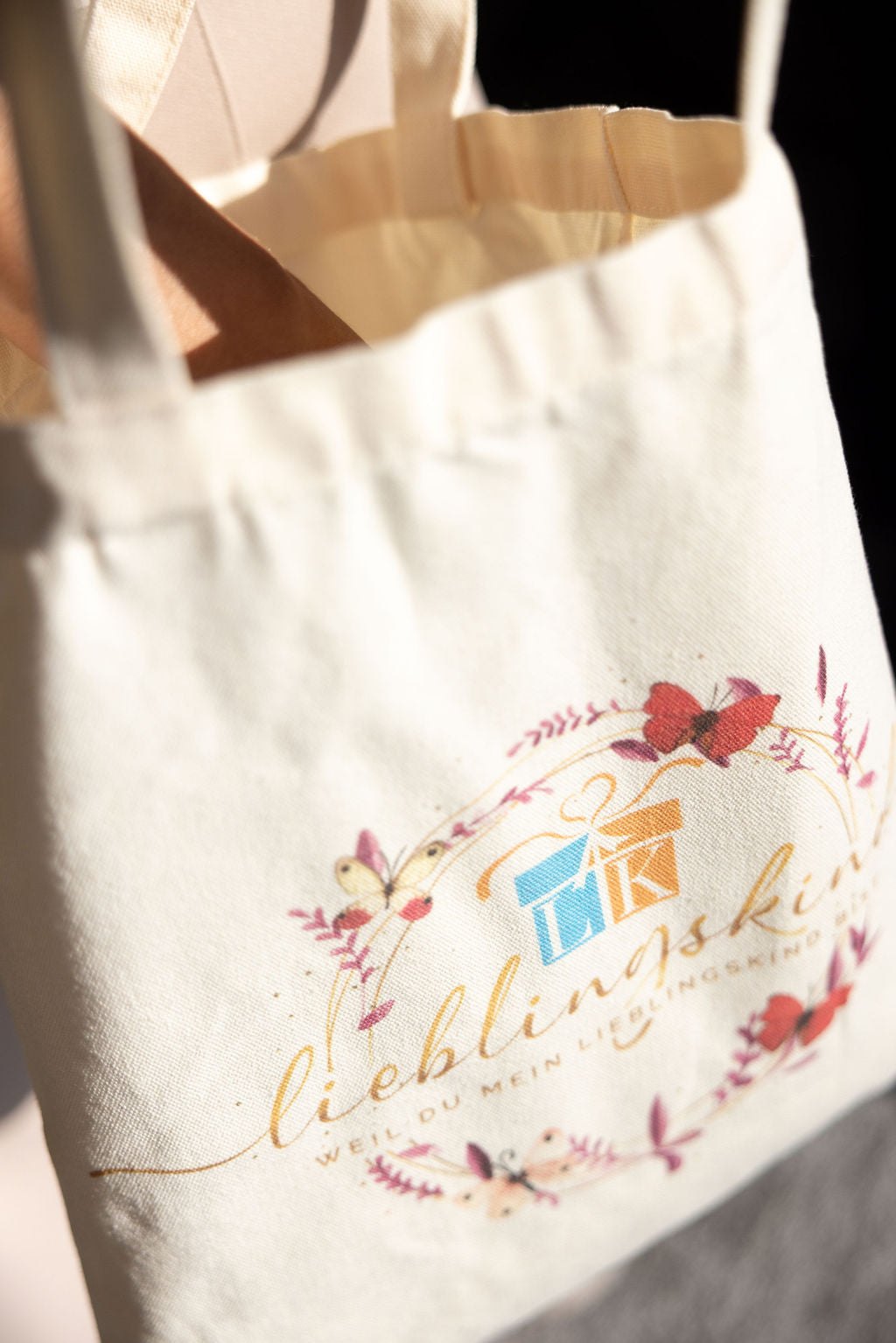 Lieblingskind-Stofftasche – Liebe zum Mitnehmen